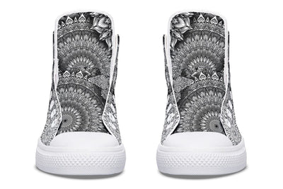 Mandala Bloom High Top Shoes Hightops YWF