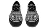 Mandala Bloom Street Vibe Shoes Classicshoes Electro Threads