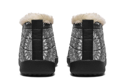 Mandala Bloom Winter Slippers WinterSlippers Electro Threads