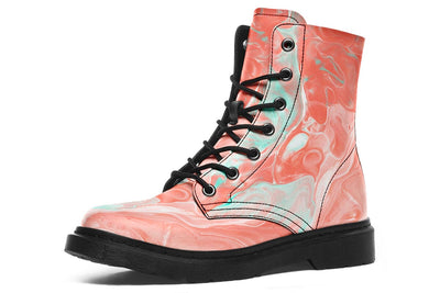 Marble Combat Boots Boots YWF