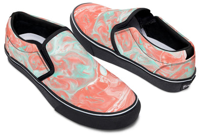 Marble Slip on Shoes Slipons YWF