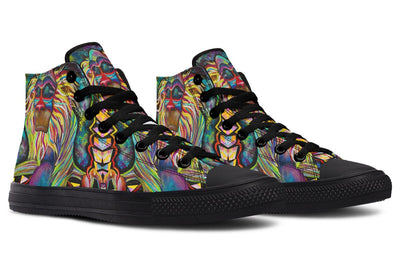 Meditating Rafiki High Top Shoes Hightops YWF