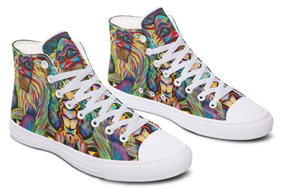 Meditating Rafiki High Top Shoes Hightops YWF