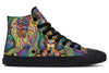 Meditating Rafiki High Top Shoes Hightops YWF