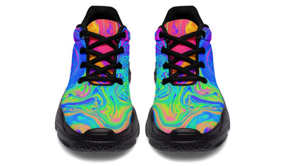 Melting Colors Chunky Shoes Chunkysneakers Electro Threads