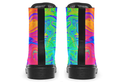 Melting Colors Combat Boots Boots YWF