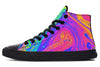 Melting Colors High Top Shoes Hightops YWF Women's Hightops Black Sole US 5 / EU35.5