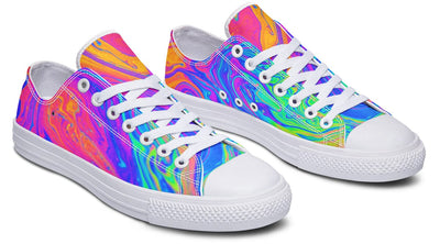 Melting Colors Low Top Shoes Lowtops Electro Threads