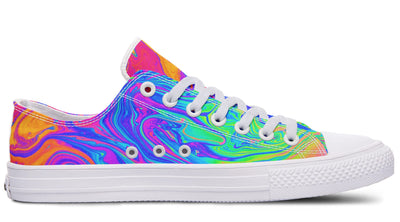 Melting Colors Low Top Shoes Lowtops Electro Threads