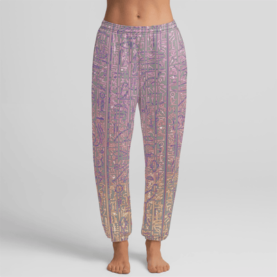 NEON GLYPHS Unisex Relaxed Sweatpant Electro Threads