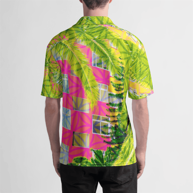 NEON SACRED TROPICS Camp Shirt Electro Threads 