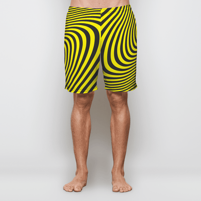 NEON SPIRAL Mens Athletic Short Electro Threads