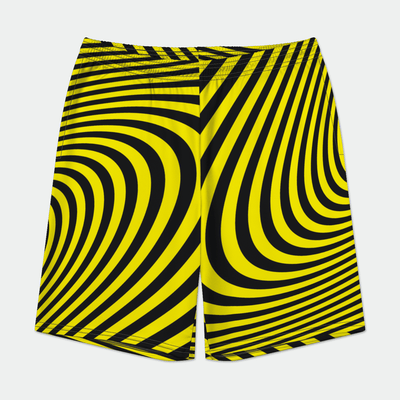 NEON SPIRAL Mens Athletic Short Electro Threads