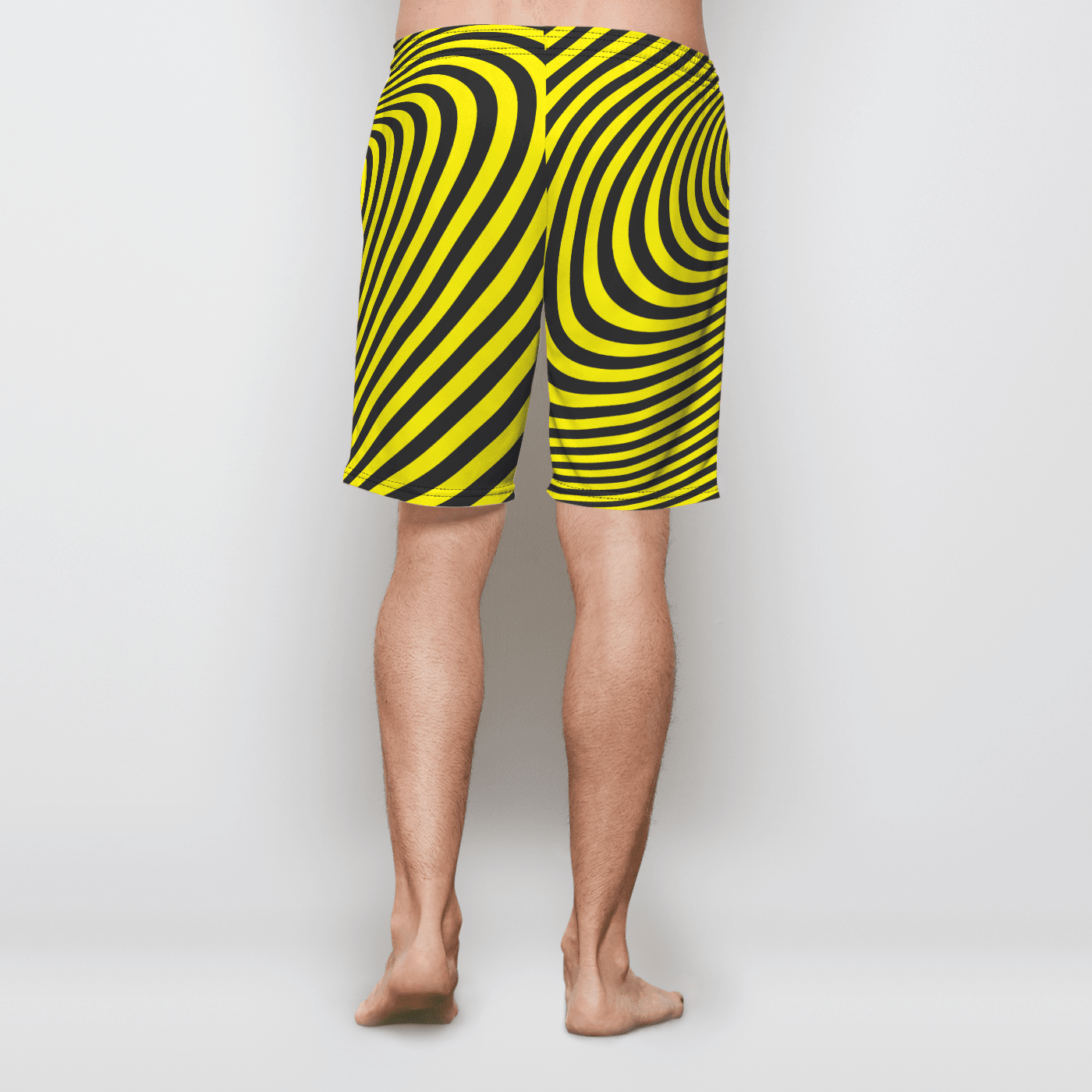 NEON SPIRAL Mens Athletic Short Electro Threads 