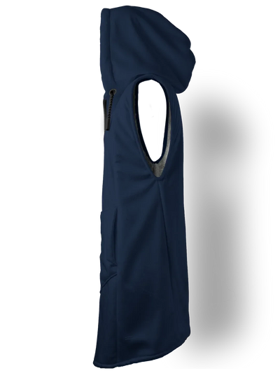 Night Navy Cyber Cloak Hooded pullover Electro Threads