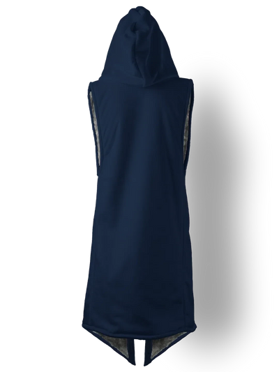 Night Navy Cyber Cloak Hooded pullover Electro Threads