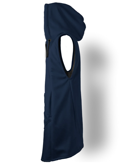 Night Navy Cyber Cloak Hooded pullover Electro Threads