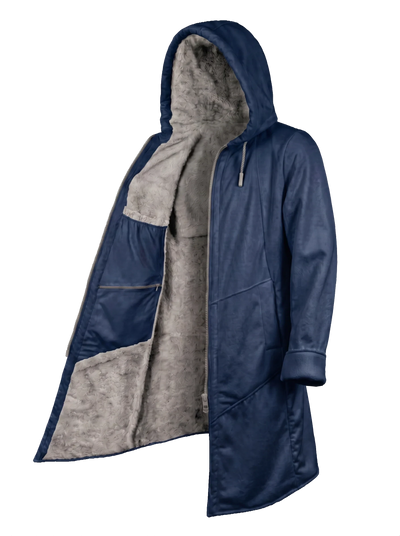 Night Navy Cyber Cloak Hooded pullover Electro Threads