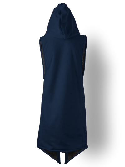 Night Navy Cyber Cloak Hooded pullover Electro Threads