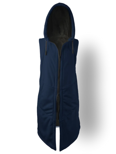 Night Navy Cyber Cloak Hooded pullover Electro Threads