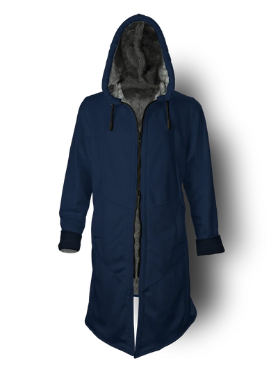 Night Navy Cyber Cloak Hooded pullover Electro Threads