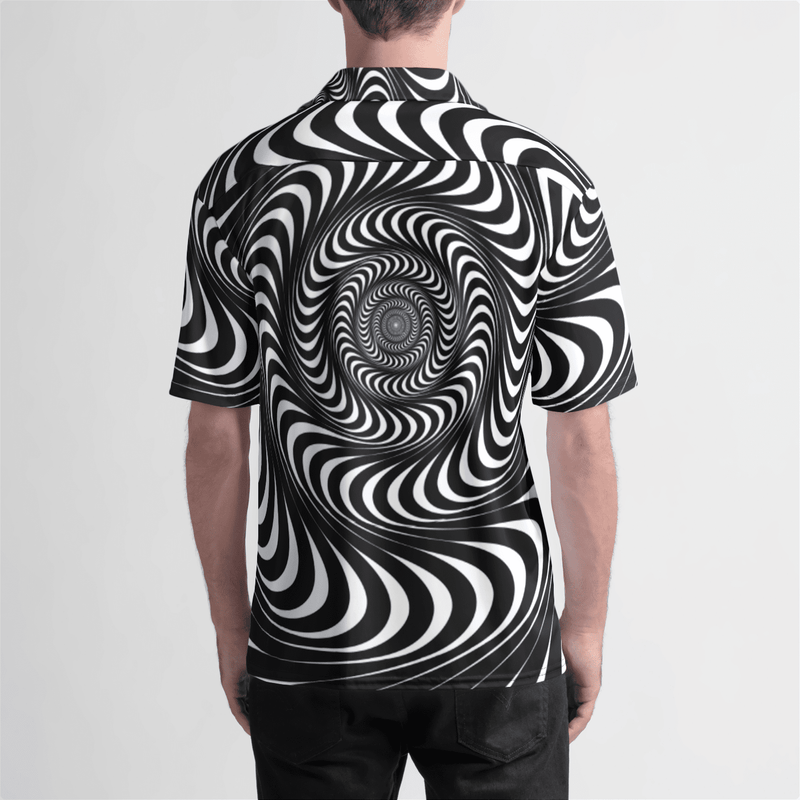 Optical Swirl Camp Shirt Electro Threads 
