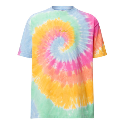 Oversized tie-dye t-shirt Electro Threads Sherbet rainbow S