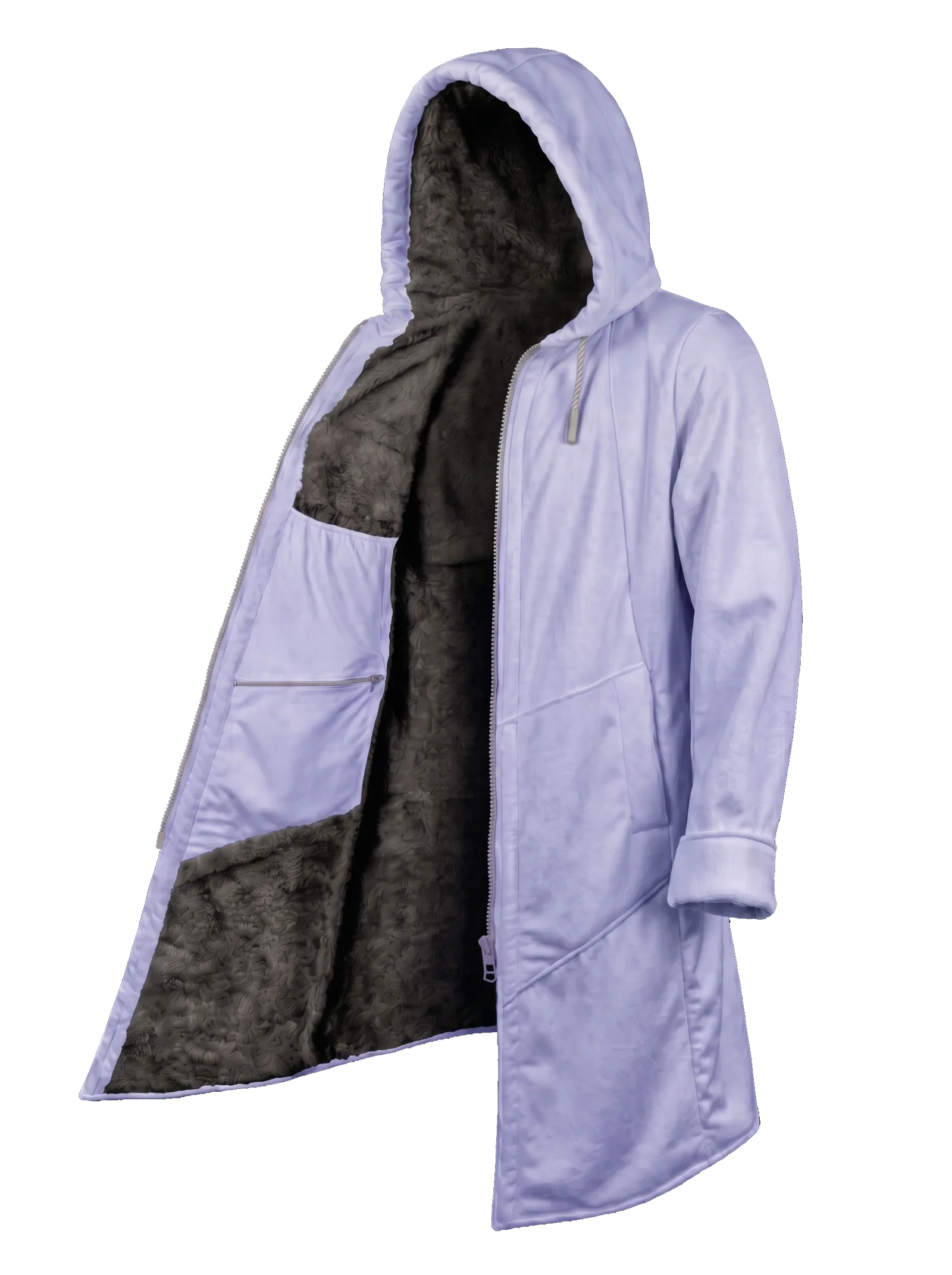 Pastel Purple Cyber Cloak Hooded pullover Electro Threads 