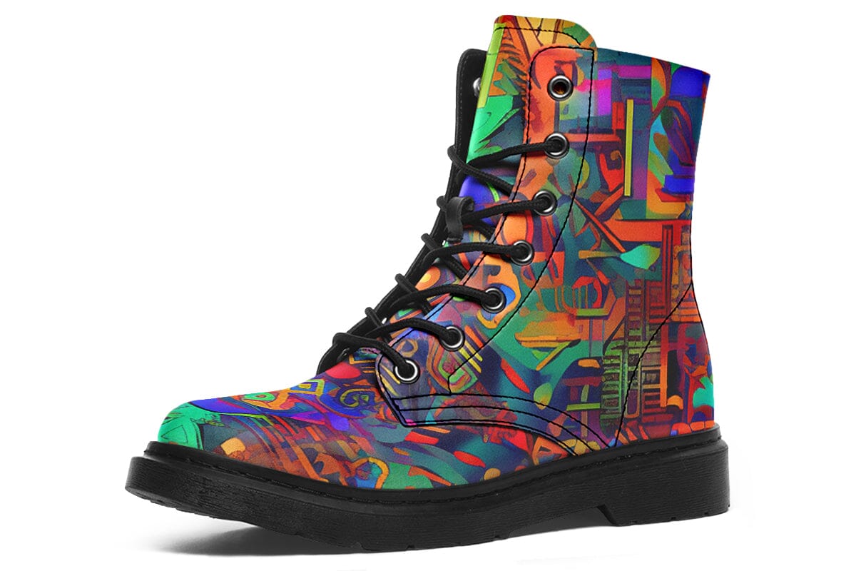 Patchway Combat Boots Boots Electro Threads 