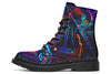 Pinball Combat Boots Boots Electro Threads Women's Boots Black Sole US 4.5 / EU35