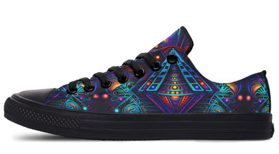 Pinball Low Top Shoes Lowtops Electro Threads Women's Lowtops Black Sole US 5 / EU35.5