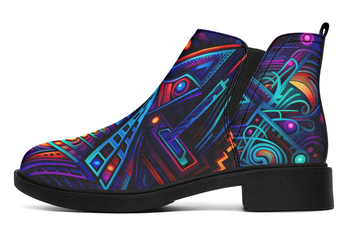 Pinball Neat Vibe Boots Neatboots Electro Threads Women's Neat Vibe Boots Black Sole US 4.5 / EU35