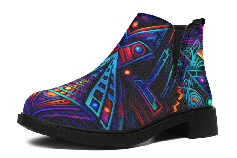 Pinball Neat Vibe Boots Neatboots Electro Threads Women's Neat Vibe Boots Black Sole US 4.5 / EU35