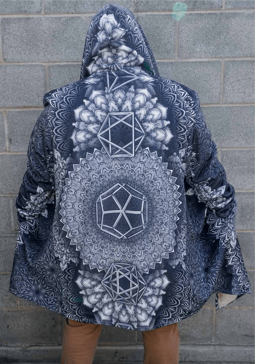 Platonic Mandala Black Dream Cloak Dream Cloak Electro Threads 