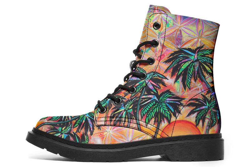 Playa Dreams Combat Boots Boots YWF 