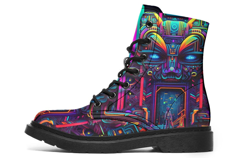 Psy Entity Combat Boots Boots Electro Threads 