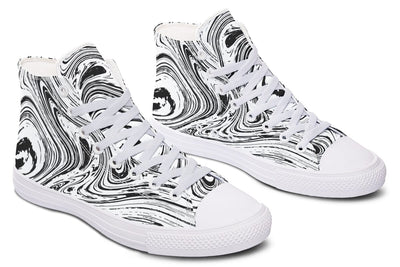 Retro Electro High Top Shoes Hightops YWF