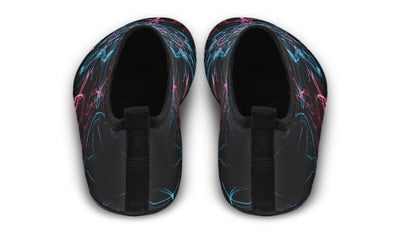 Smokey Blue Mandala Barefoot Shoes Aquabarefootshoes YWF