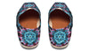 Smokey Blue Mandala Casual Slip on Shoes Casualshoes YWF