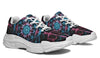 Smokey Blue Mandala Chunky Shoes Chunkysneakers Electro Threads