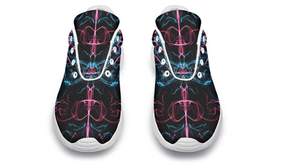 Smokey Blue Mandala Classic Sneakers Sneakers YWF