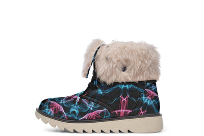 Smokey Blue Mandala Moon Boots Polarboots Electro Threads