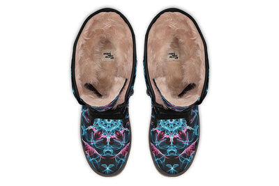 Smokey Blue Mandala Moon Boots Polarboots Electro Threads