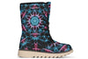 Smokey Blue Mandala Moon Boots Polarboots Electro Threads