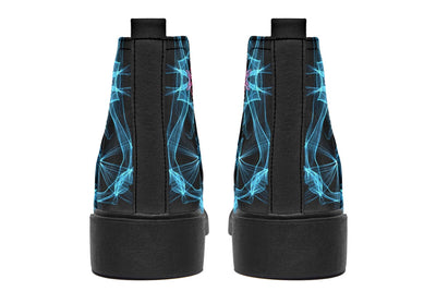 Smokey Blue Mandala Neat Vibe Boots Neatboots YWF