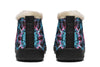 Smokey Blue Mandala Winter Slippers WinterSlippers Electro Threads