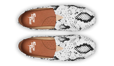 Snake Skin Casual Slip on Shoes Casualshoes YWF