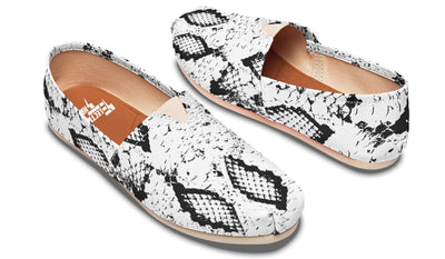 Snake Skin Casual Slip on Shoes Casualshoes YWF