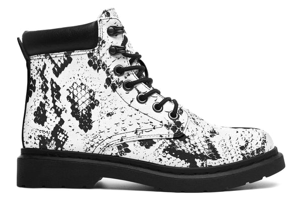 Snake Skin Classic Vibe Boots - Electro Threads