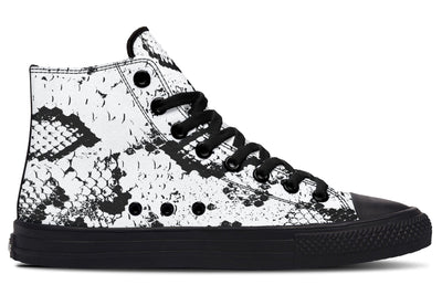 Snake Skin High Top Shoes Hightops YWF